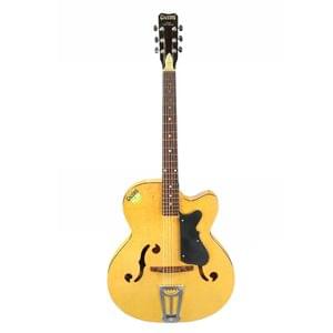 Givson Crown Super Special Yellow F Hole Cutaway Acoustic Guitar